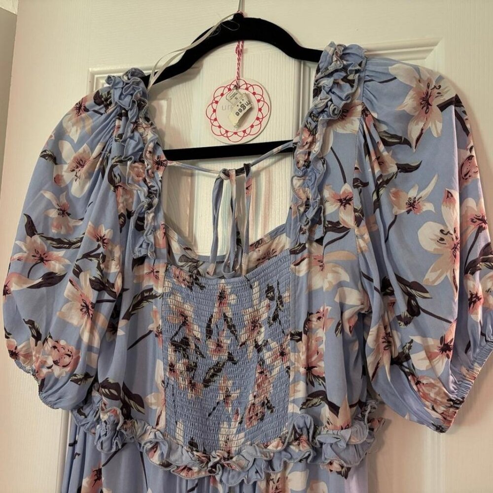 Floral Hi Lo Umgee Boutique Dress